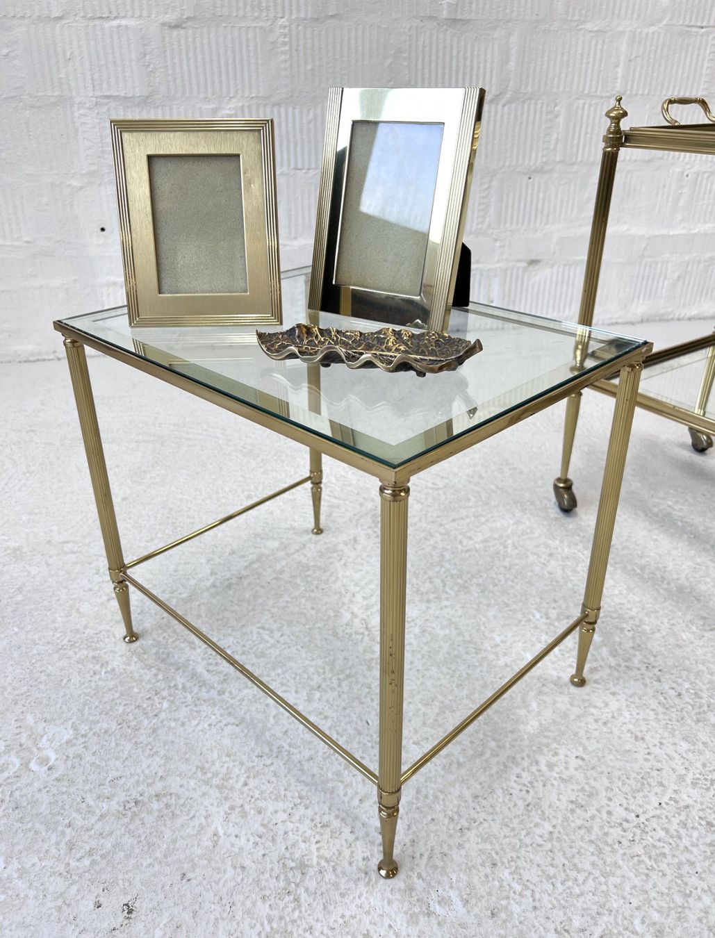 Tische: Vintage Beistelltisch - Messing – Gebraucht aus Walzenhausen von stilvollwohnen 4