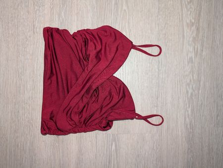 Damen Top Bordeaux Grösse S 