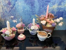 Herbstdeko Weihnachtsdeko Tischdeko Kerzen Blumendeko Haus