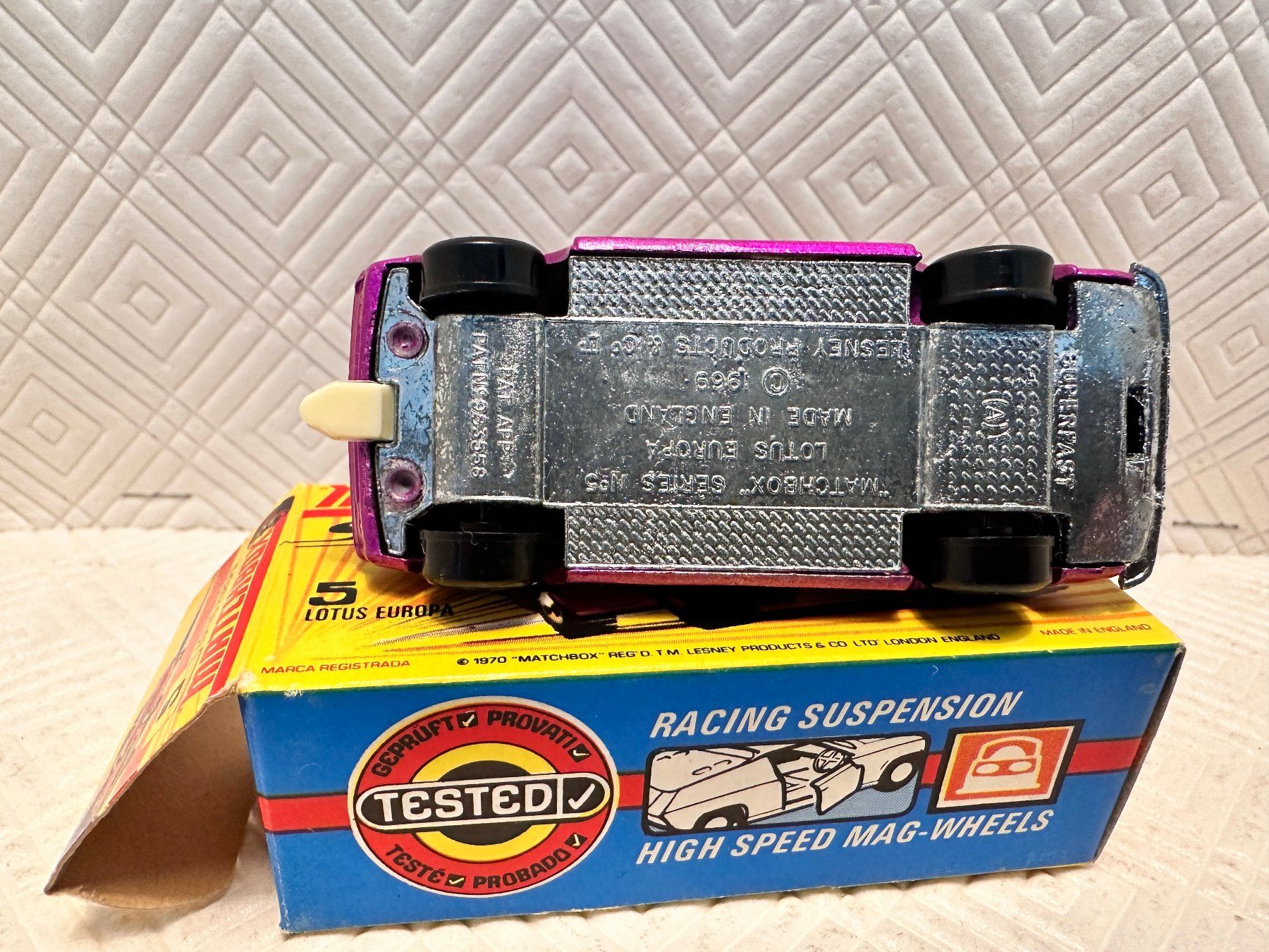 Matchbox Modellini d'auto: Matchbox No.5 Lotus Europa – Nuovo (secondo la descrizione) da Seuzach venduto da Jage 4