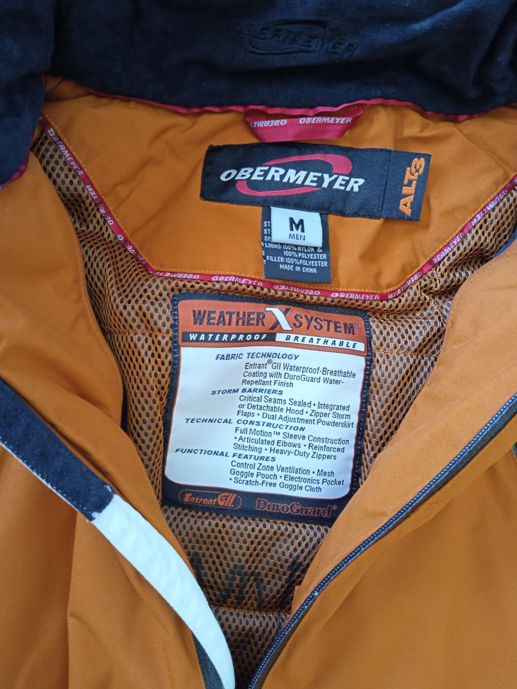 Completi: Skianzug 2-teilig orange/grau von Obermeyer – Usato da Rothrist venduto da MaSa82 4