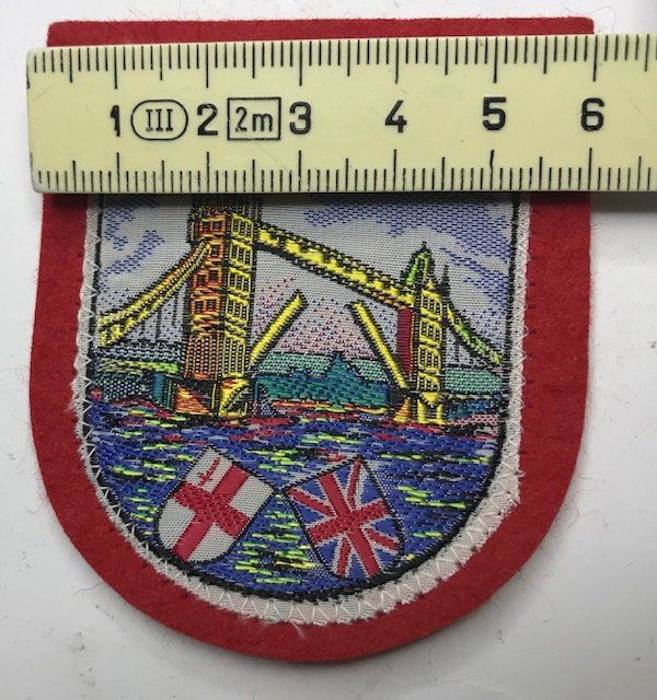 Toppe: Aufnäher London mit Tower Bridge – Nuovo (secondo la descrizione) da Zürich venduto da gigimai67 3