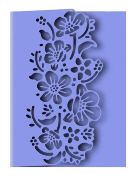 Sciablone: Stanzschablone Nr.196, Blumenrand (Sizzix geeignet) – Nuovo e nell'imballaggio originale da Gretzenbach venduto da Fliegepilz56 2