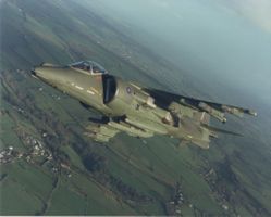 Pressefoto Harrier II GR.7 RAF auf Kodak Fotopapier