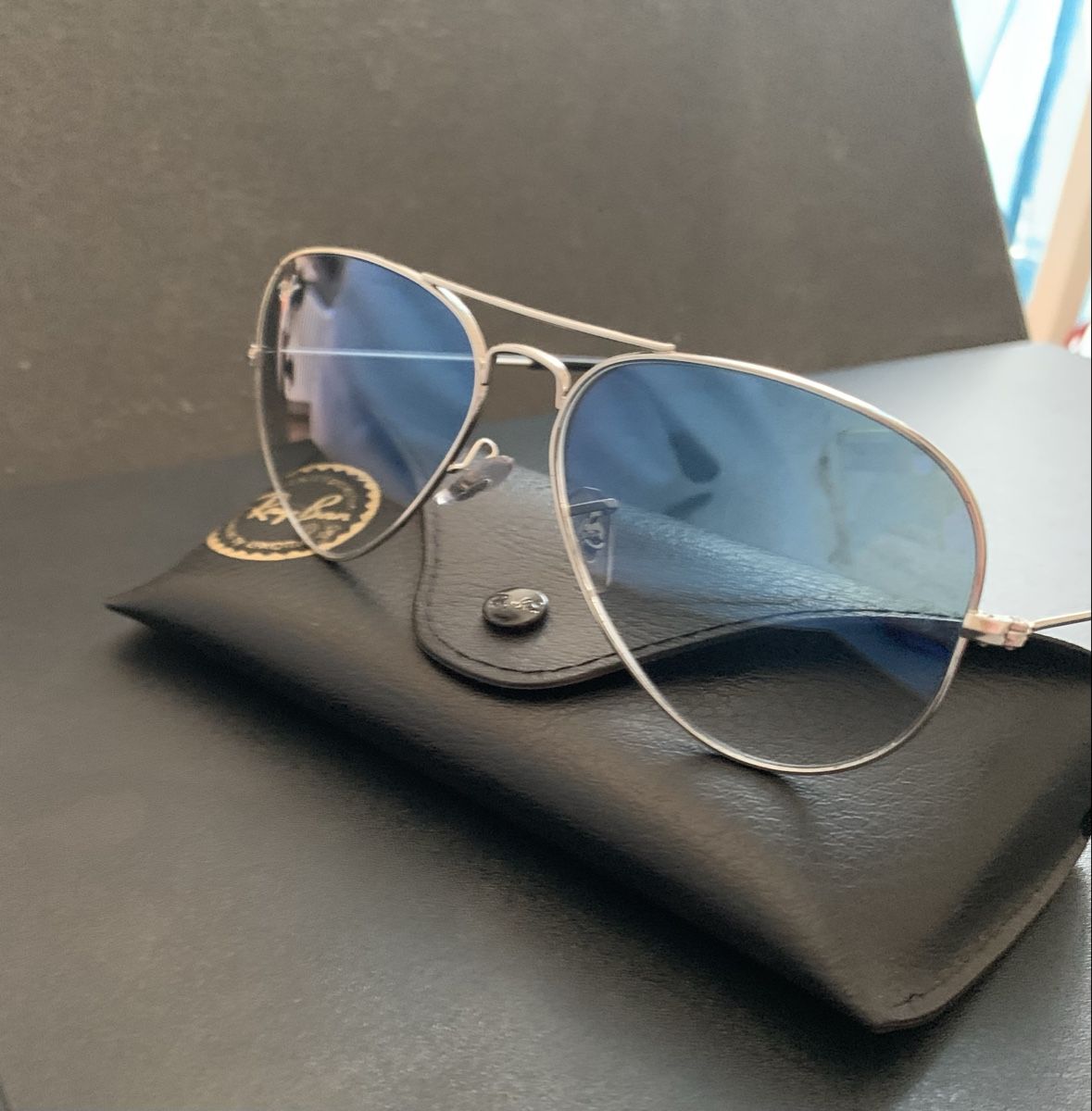 Ray-Ban Occhiali & Lenti: Ray Ban Aviator Sonnenbrille – Nuovo (secondo la descrizione) da Zürich venduto da benebiene 4