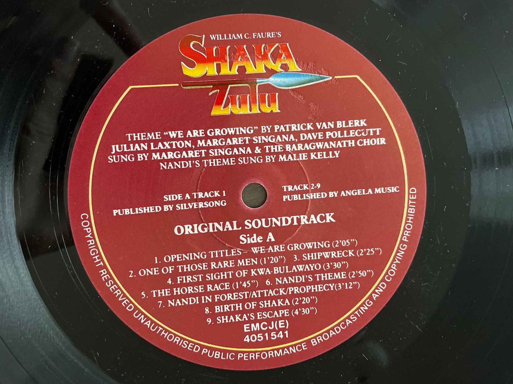 Dischi in vinile: S273 William C. Faure‘s/Shaka Zutu – Usato da Frutigen venduto da Philippe_jsp 1