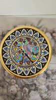 Vintage Cearco 24k Gold handbemalte Porzellanplatte Spanien