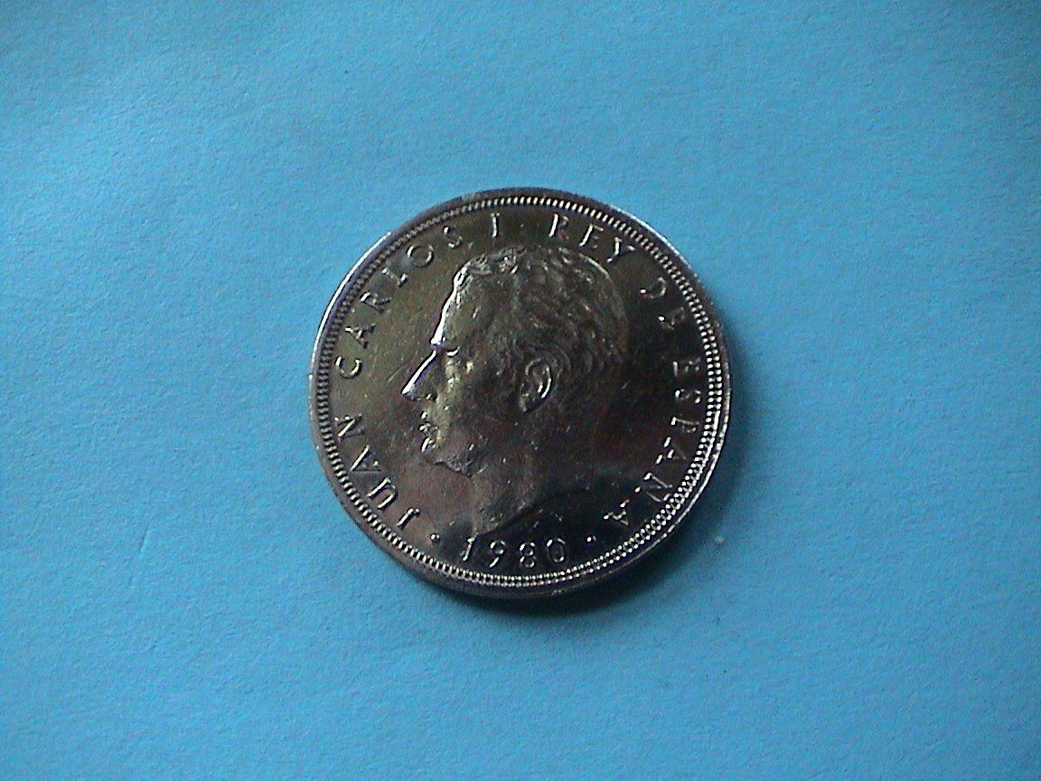 Tutti le monete: 5 Pesetas - Spanien - Carlos - 1980 – Usato da Reinach BL venduto da Dexy62