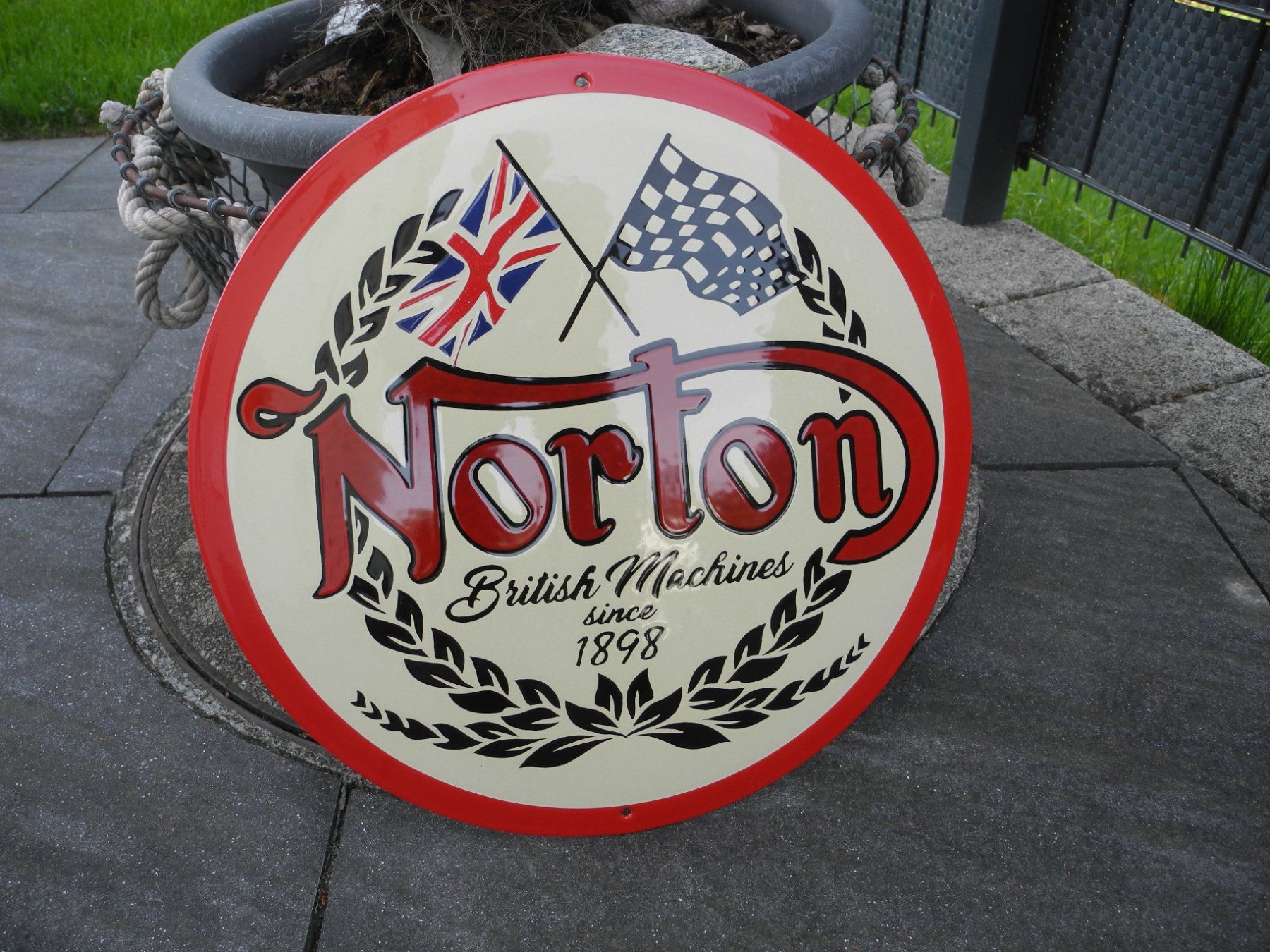 Norton Schilder: NORTON EMAILSCHILD – Neu (gemäss Beschreibung) aus Reinach AG von Huckleberrysix 5
