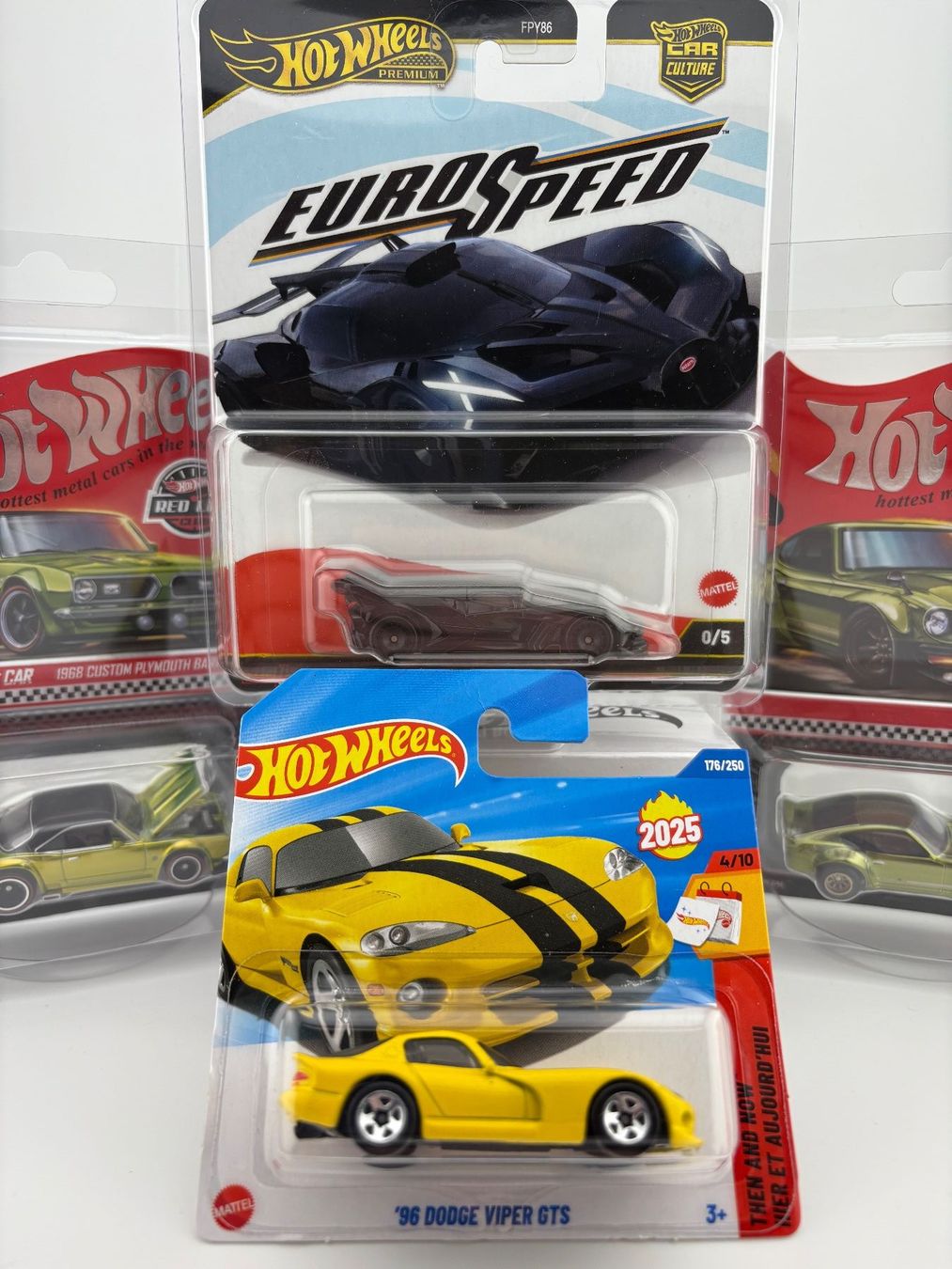 Hot Wheels Modellautos: Hot Wheels '96 Dodge Viper GTS - 2025 - 176/250 – Neu und originalverpackt aus Flawil von HeisseReifen