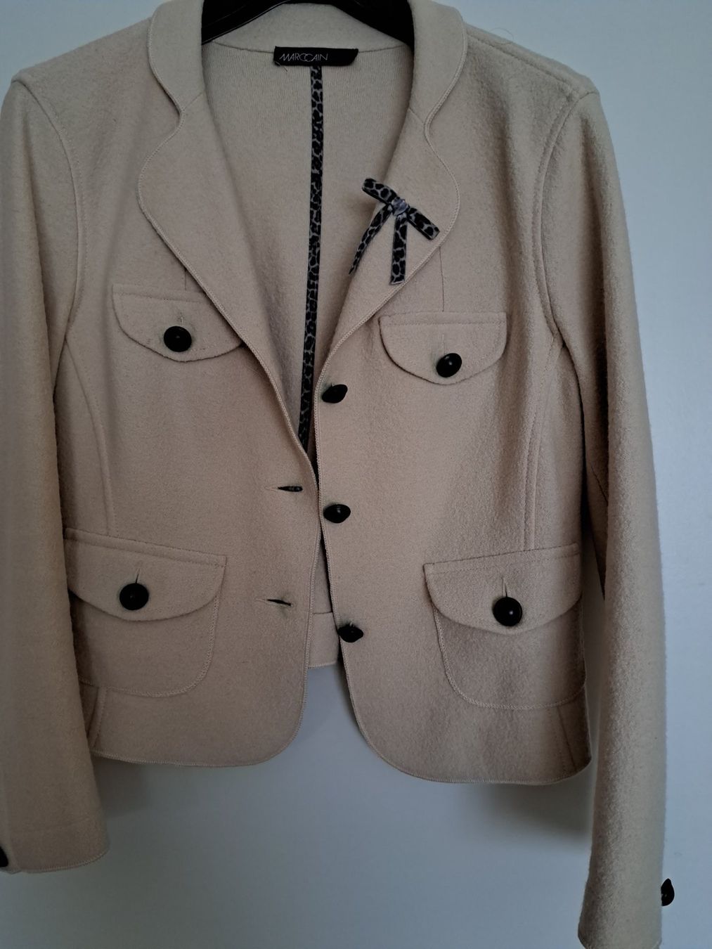 Marc Cain Jacken: MarcCain  Wolle Blaser N3 beige – Neu und originalverpackt aus Zürich von katalinw