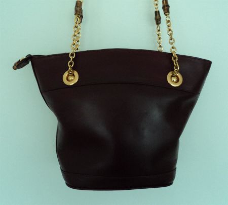 Gucci Vintage Bordeaux Ledertasche