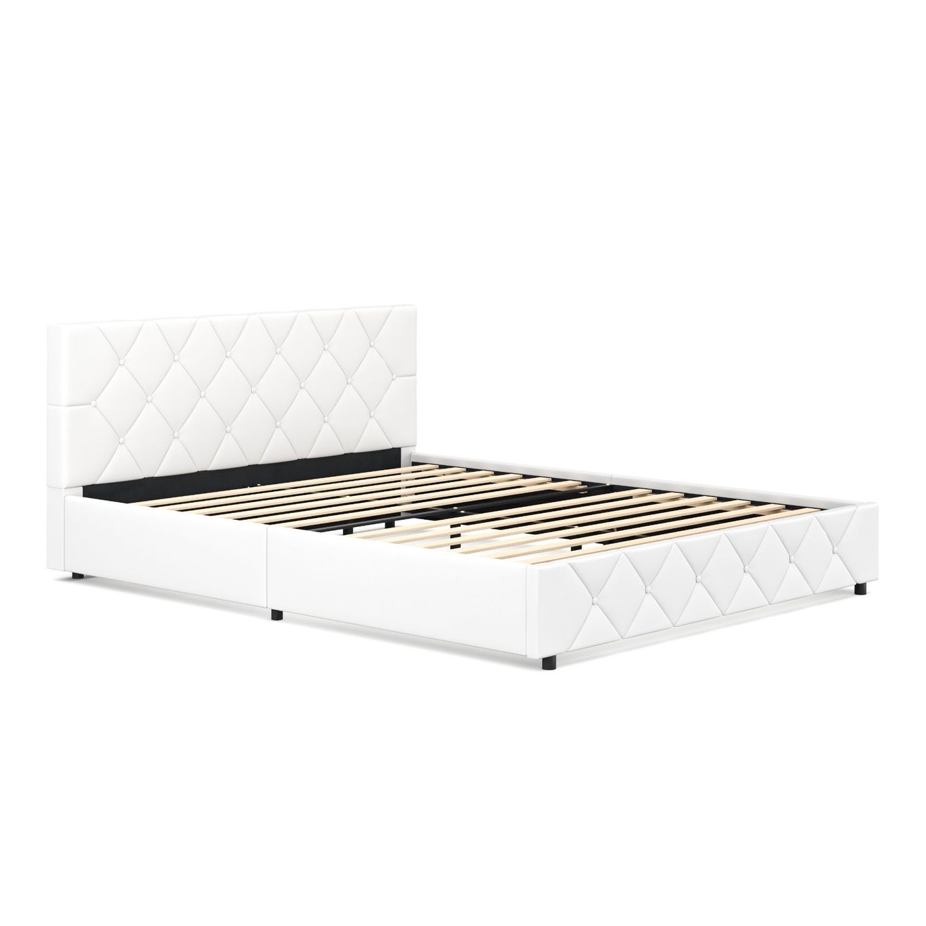 Letti: Bettgestell 160 x 200 cm weiss – Nuovo e nell'imballaggio originale da Zug venduto da Cheap-Shop 1