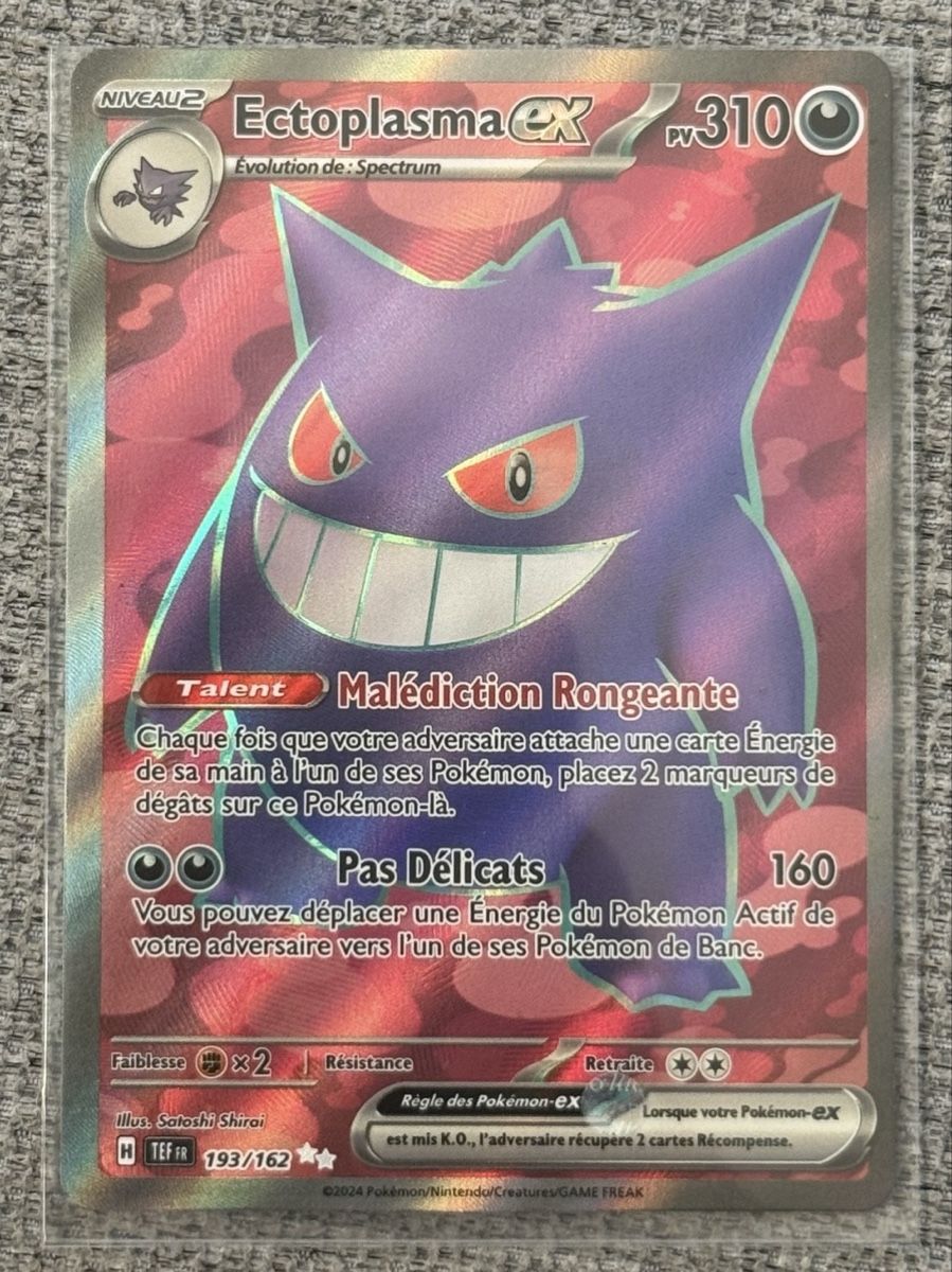 Pokémon Sammelbilder & Trading cards: Ectoplasma EX 193/162 FR - Forces Temporelles 2024 – Neu (gemäss Beschreibung) aus Lausanne von Bogshop