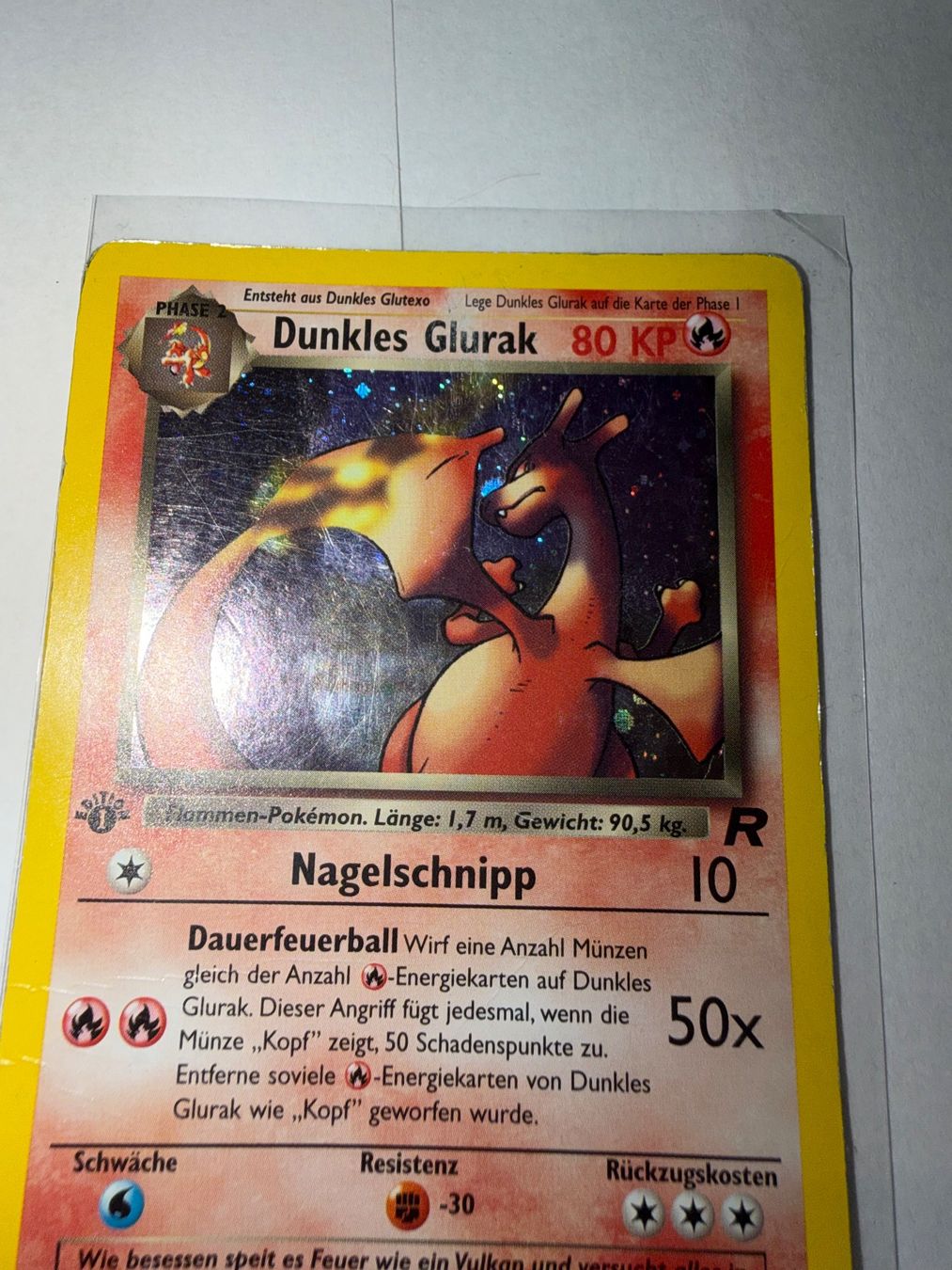 Pokémon Carte collezionabili: First Edition Dunkles Glurak Holo deutsch – Usato da Sursee venduto da khaki0 4