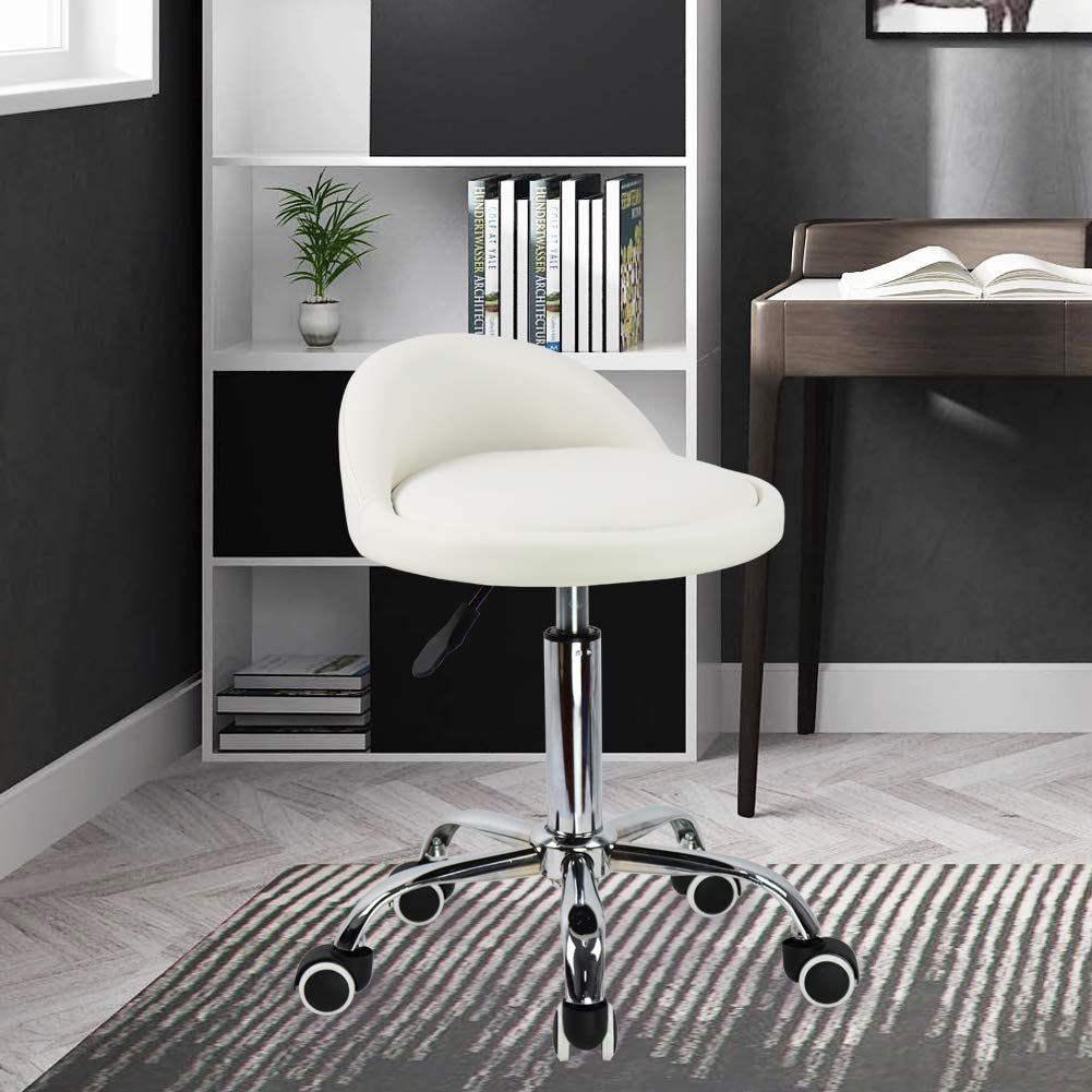 Sgabelli: Rollhocker Arbeitshocker Drehhocker mit Rückenlehne Rollen – Nuovo e nell'imballaggio originale da Herisau venduto da Serenco 1