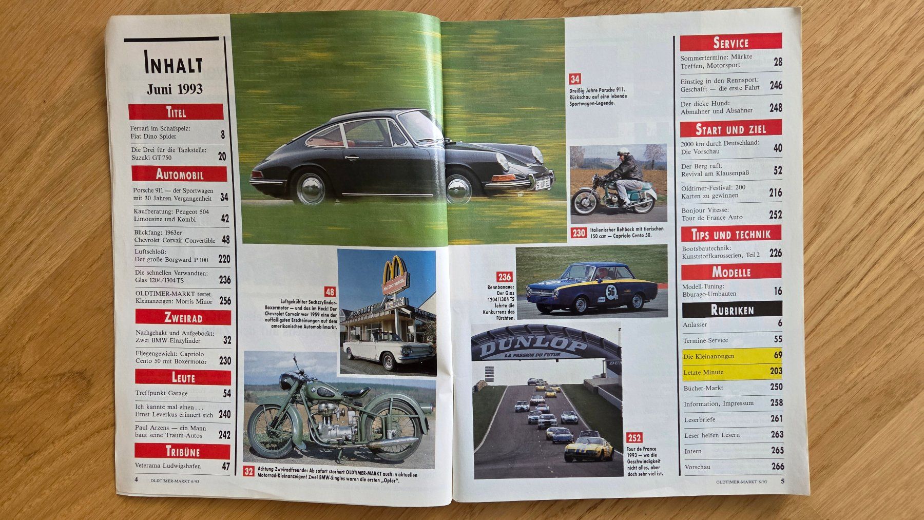 Zeitschriften & Magazine: 7 Hefte Oldtimer Markt 1993 – Gebraucht aus Muri b. Bern von Nydegg3 4