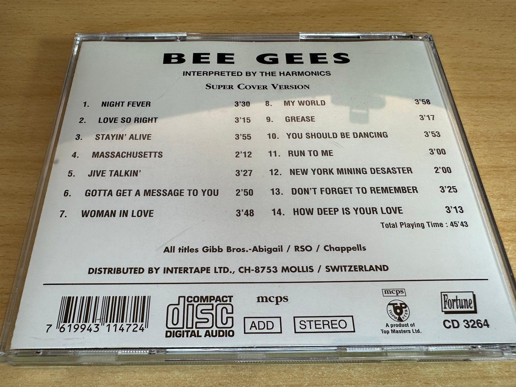 CD: Bee Gees - Super Cover Version – Usato da Rikon im Tösstal venduto da Alpenmutz 1
