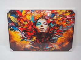 Dream of Leaves - Leinwandbild 81x121cm (19931)