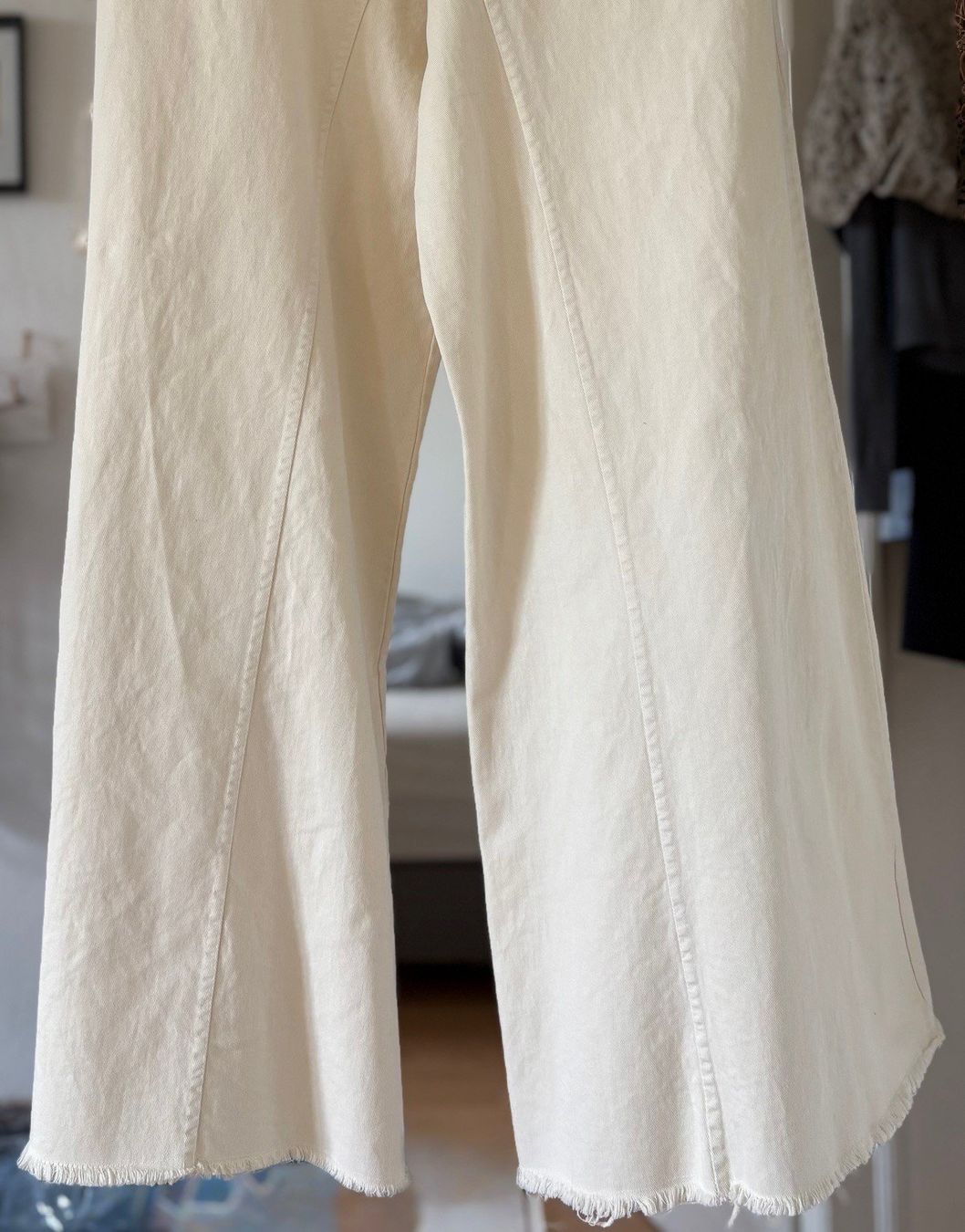 Pantaloni: PANTALONS EXTRA WIDE EN COTON! M – Nuovo e nell'imballaggio originale da Locarno venduto da NicoNion 4
