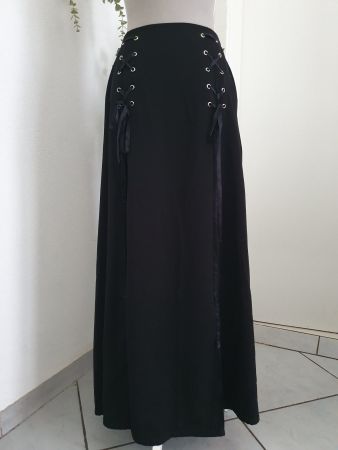 Geschnürter Gothicrock Gr S "SINISTER"
