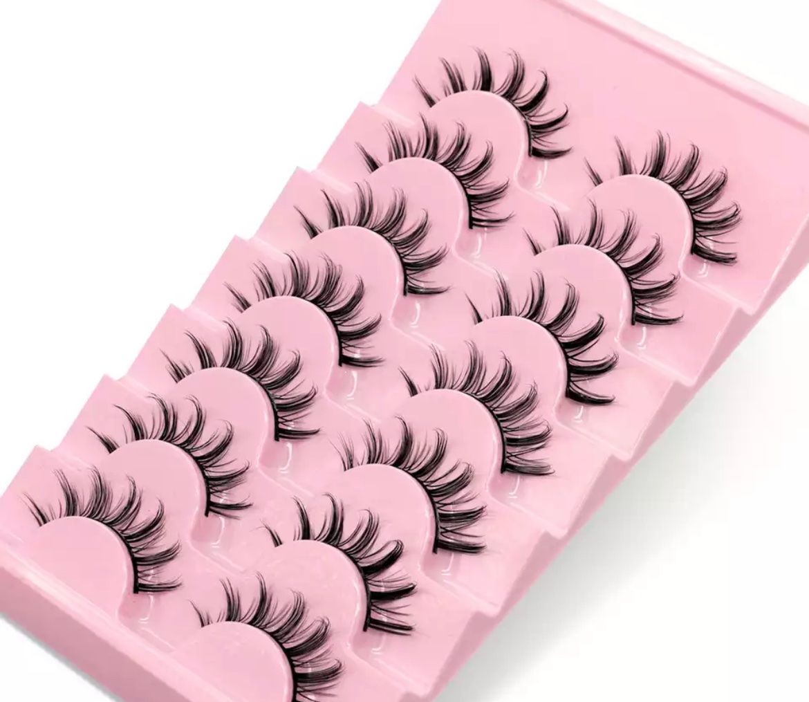 Make-up: 7 Paare falsche Wimpern – Nuovo e nell'imballaggio originale da Oberegg venduto da Alepokemon 1