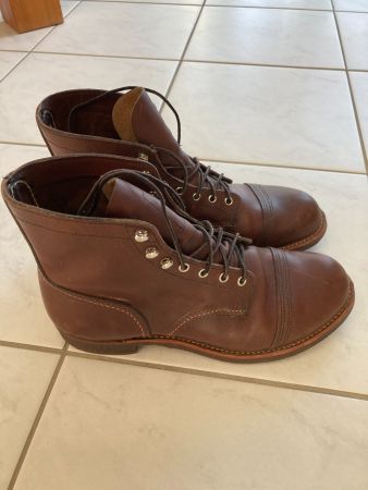 Lederschuhe Red Wings 8111, braun, Herren Gr. USA 10.5=44.5