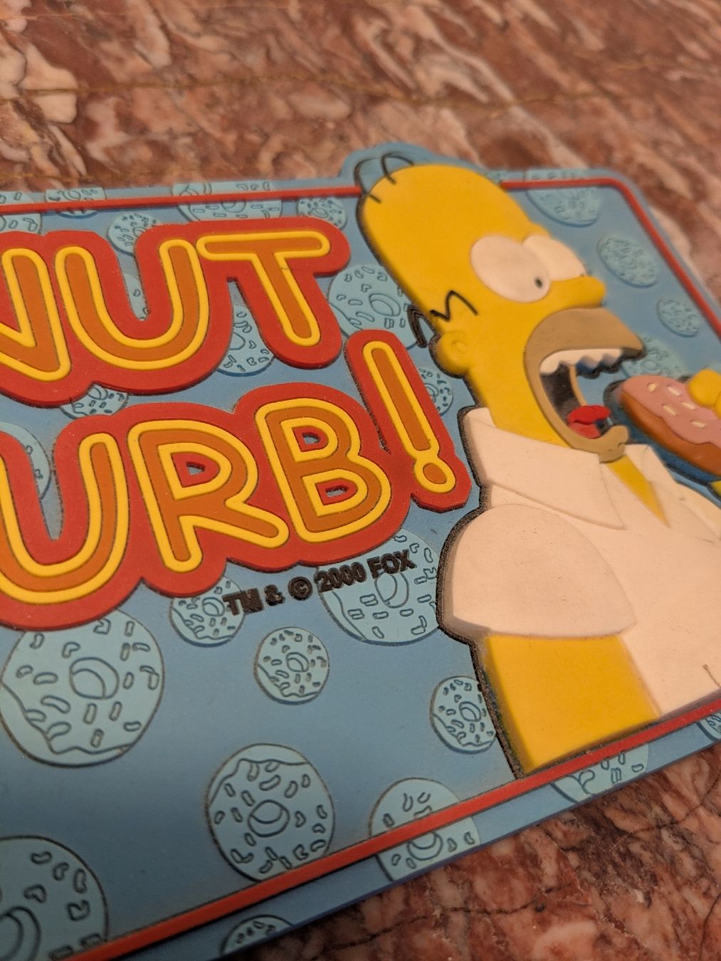 Spielzeuge: Simpsons Schild aus Gummi – Gebraucht aus Zürich von mikki.zh 2