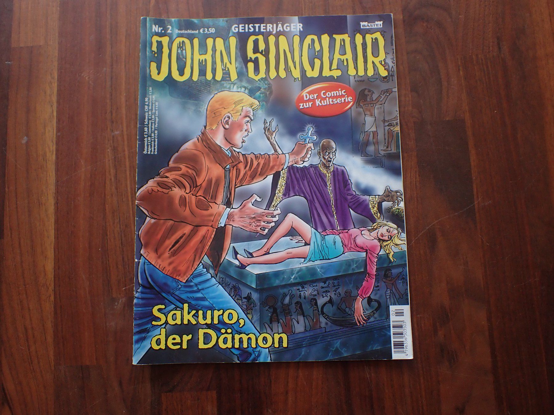 Fumetti: Geisterjäger JOHN SINCLAIR Commic Heft Nr. 2 BASTEI Verlag – Usato da Geroldswil venduto da boy5toy