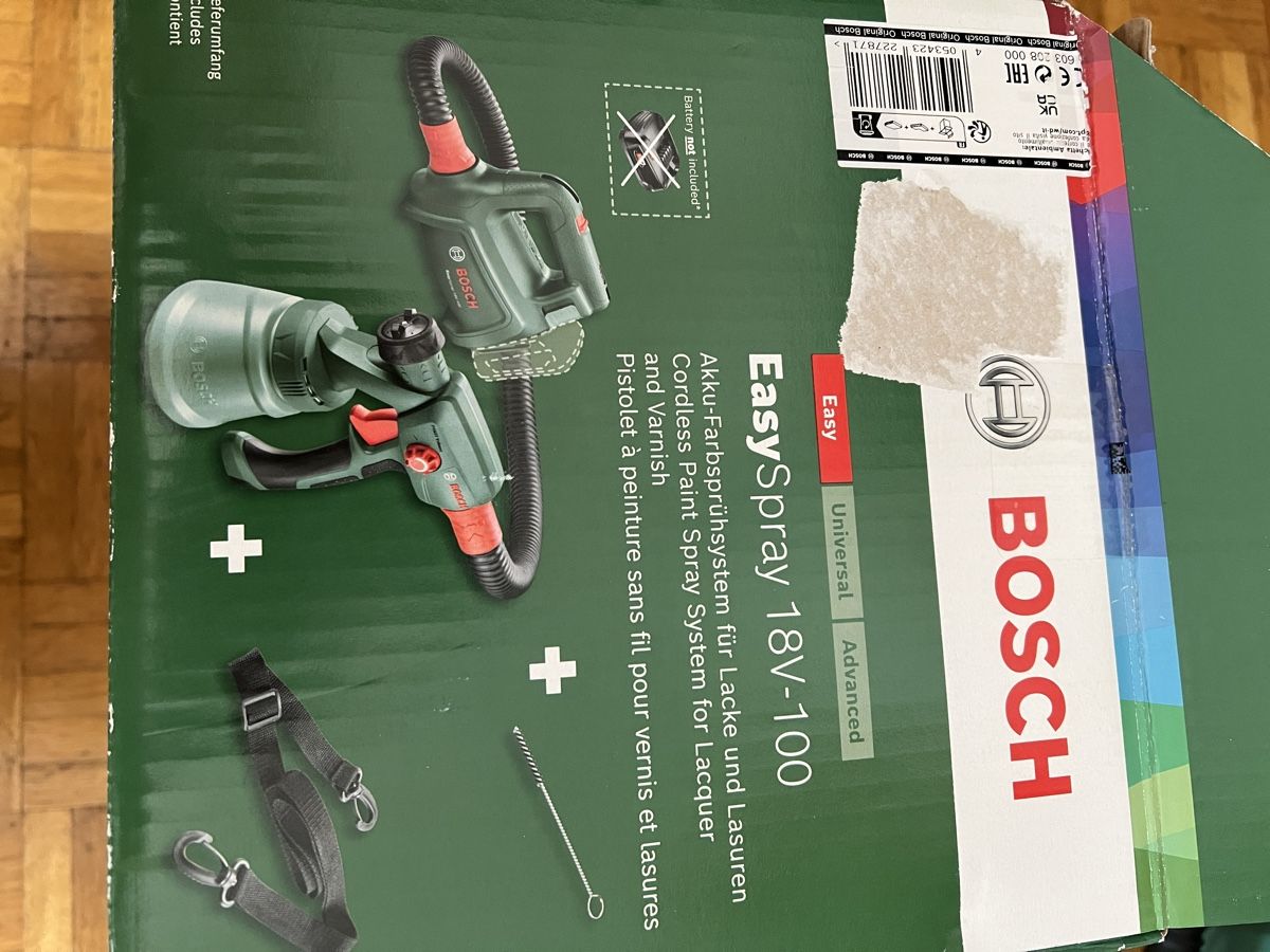 Bosch Alle Werkzeuge: Bosch EasySpray 18V-100 Akku-Farbsprühsystem – Neu (gemäss Beschreibung) aus Basel von veralt 4