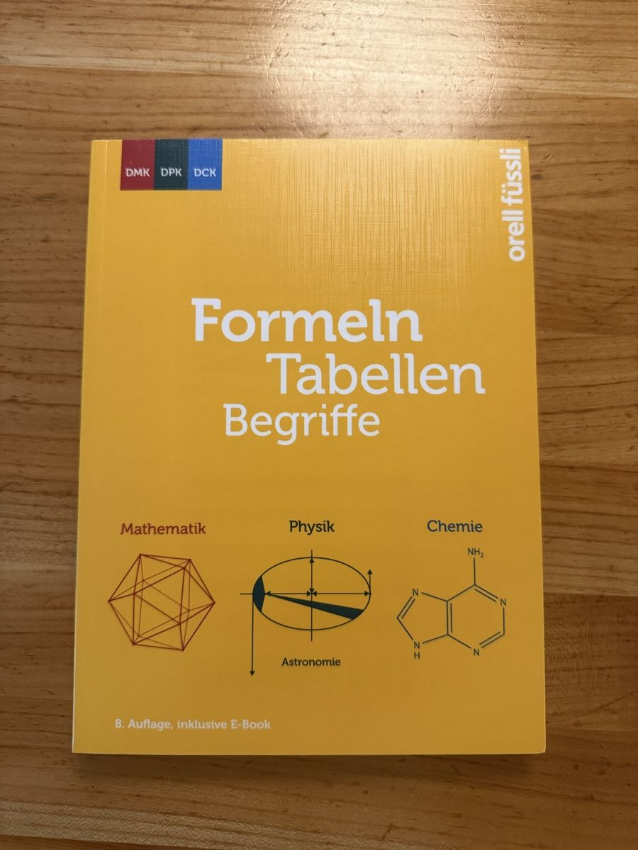 Libri: Formelsammlung Formeln Tabellen Begriffe – Usato da Meilen venduto da vil_j6bf