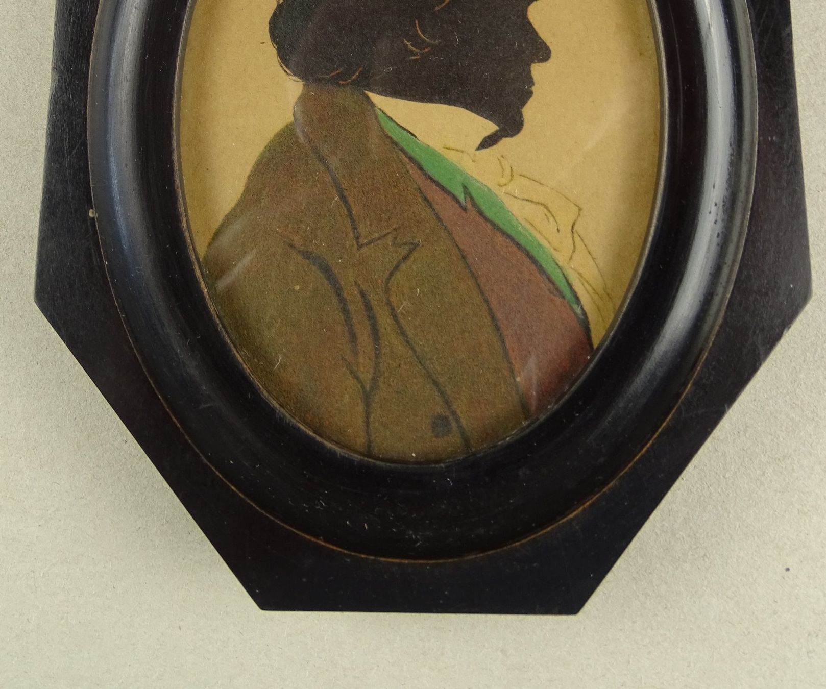 Foto & Immagini: LUDWIG VAN BEETHOVEN, ALTES SILHOUETTENBILD – Usato da Grüningen venduto da Kartensammler 1
