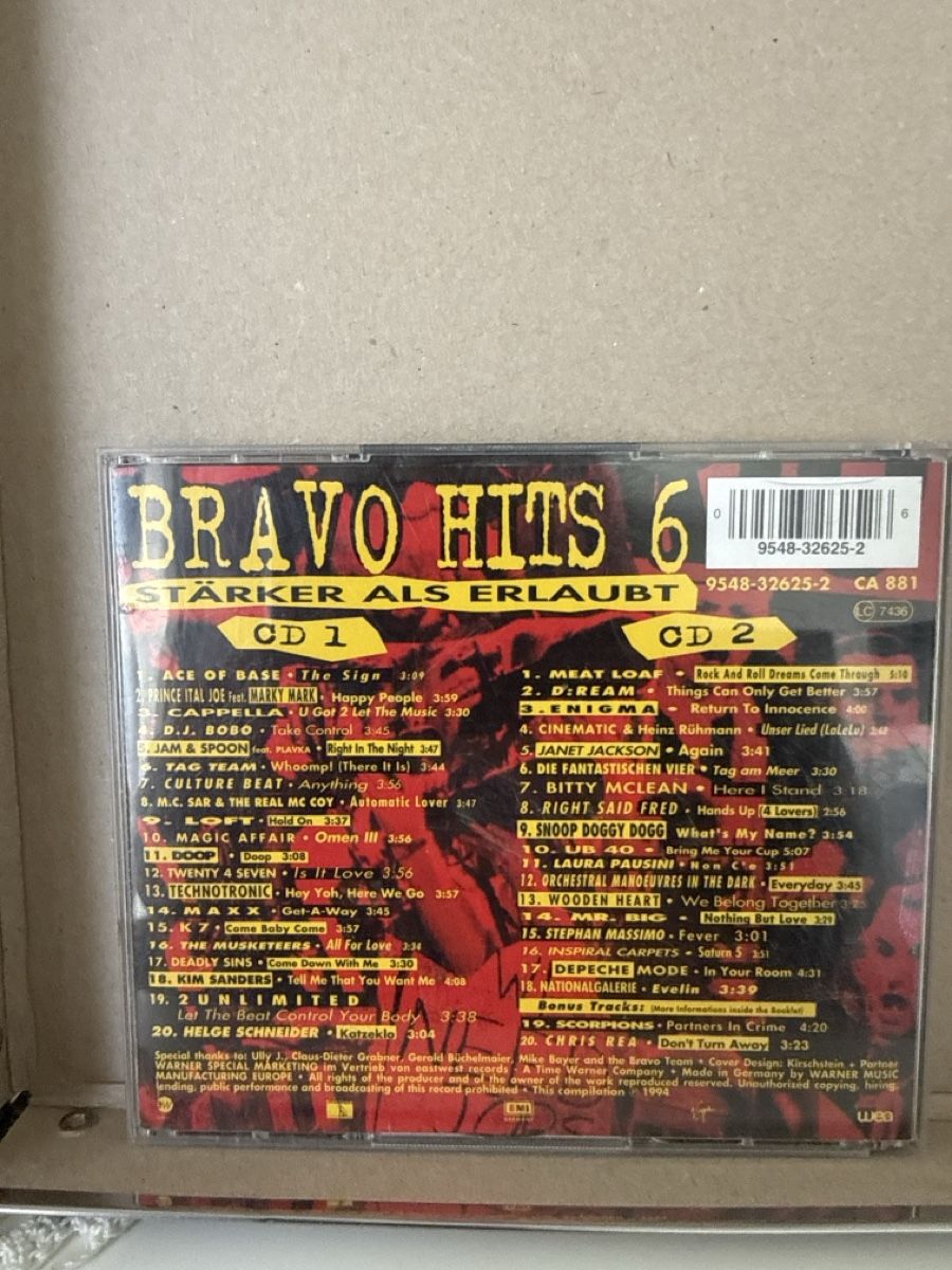 CDs: 2 CDs "Mega Hits 6" gebrauchter Zustand – D'occasion à Zuzwil SG par Boho-Style 1