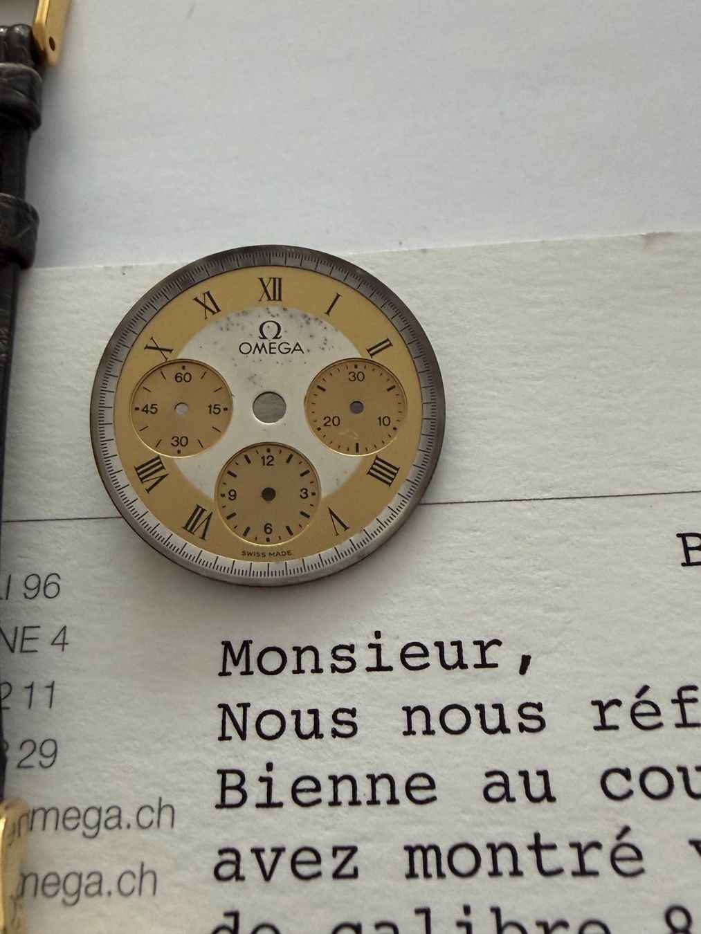 Omega Orologi: Omega Chronograph 18 Karat Gold – Usato da St. Margrethen SG venduto da Watchmen1972 3
