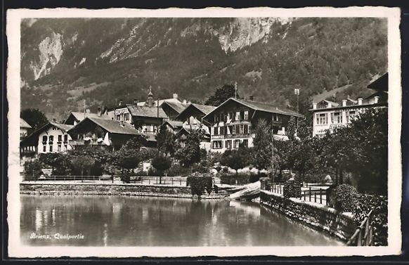 Ansichtskarten: AK Brienz, Quaipartie – Gebraucht aus Berlin von bartko-reher