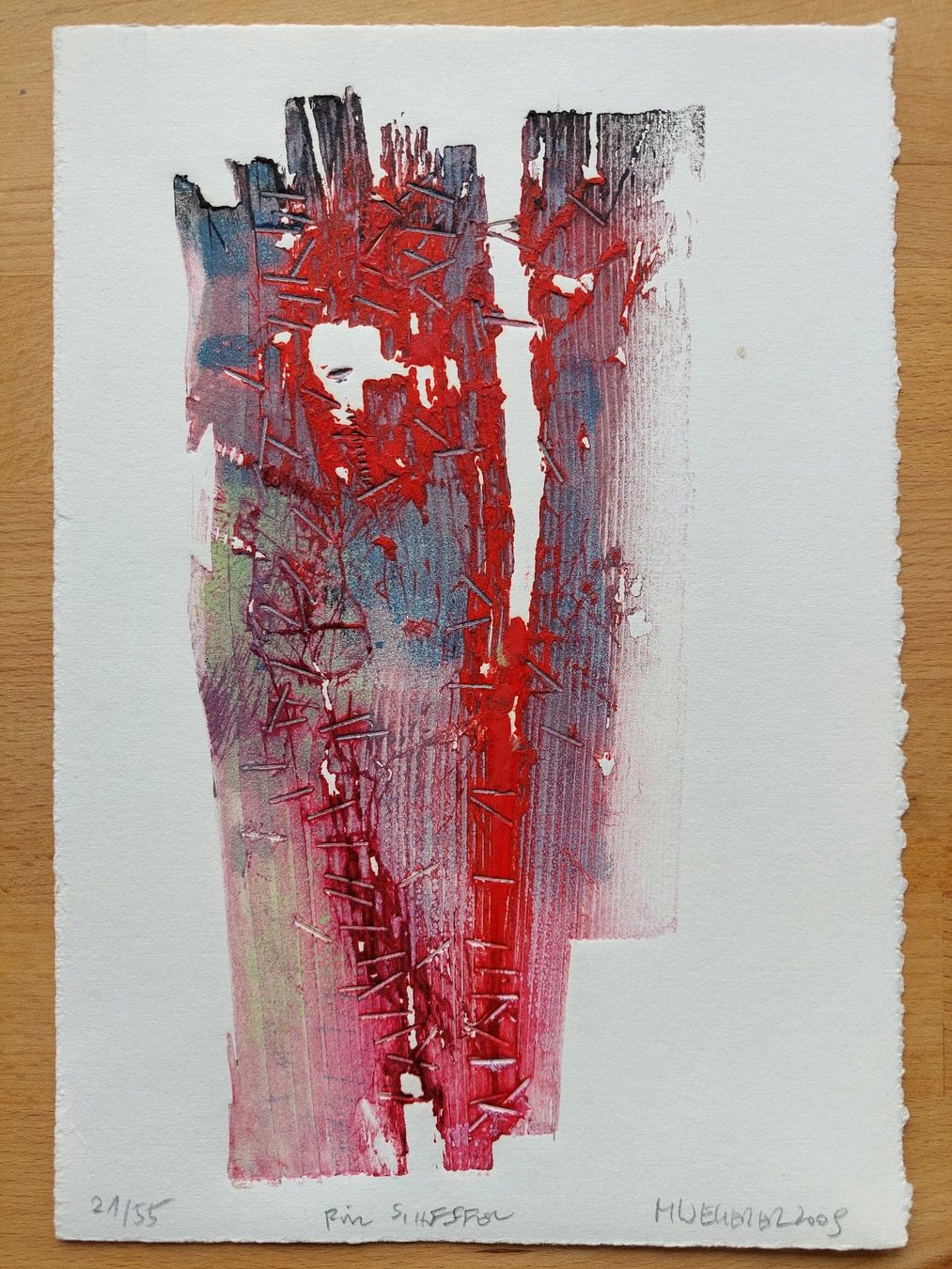 Xilografie: Exlibris Michael Wegerer - Original Holzriss signiert – Usato da Obfelden venduto da Exlibris-Art