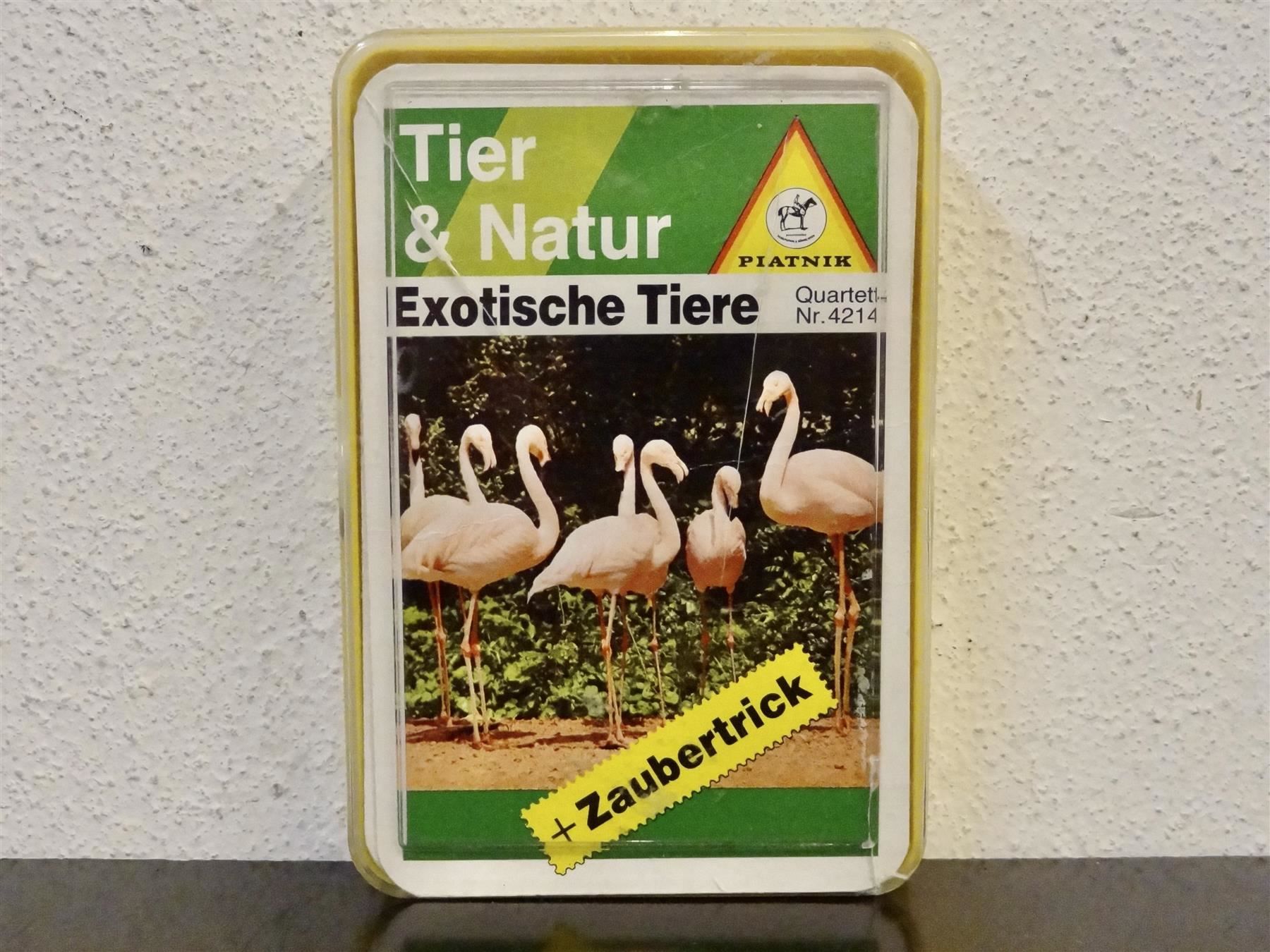 Giochi: Quartett TIER-QUARTETT EXOTISCHE TIERE – Usato da Kerzers venduto da wisaundso