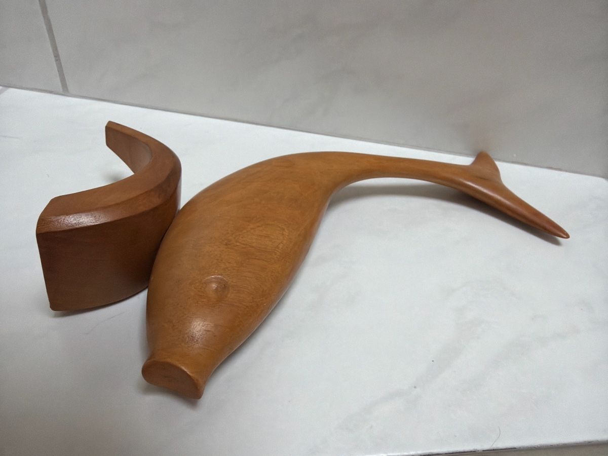 Sculture & Statue: Fischskulptur aus Holz, Vintage. – Usato da Biberist venduto da Momo33 4