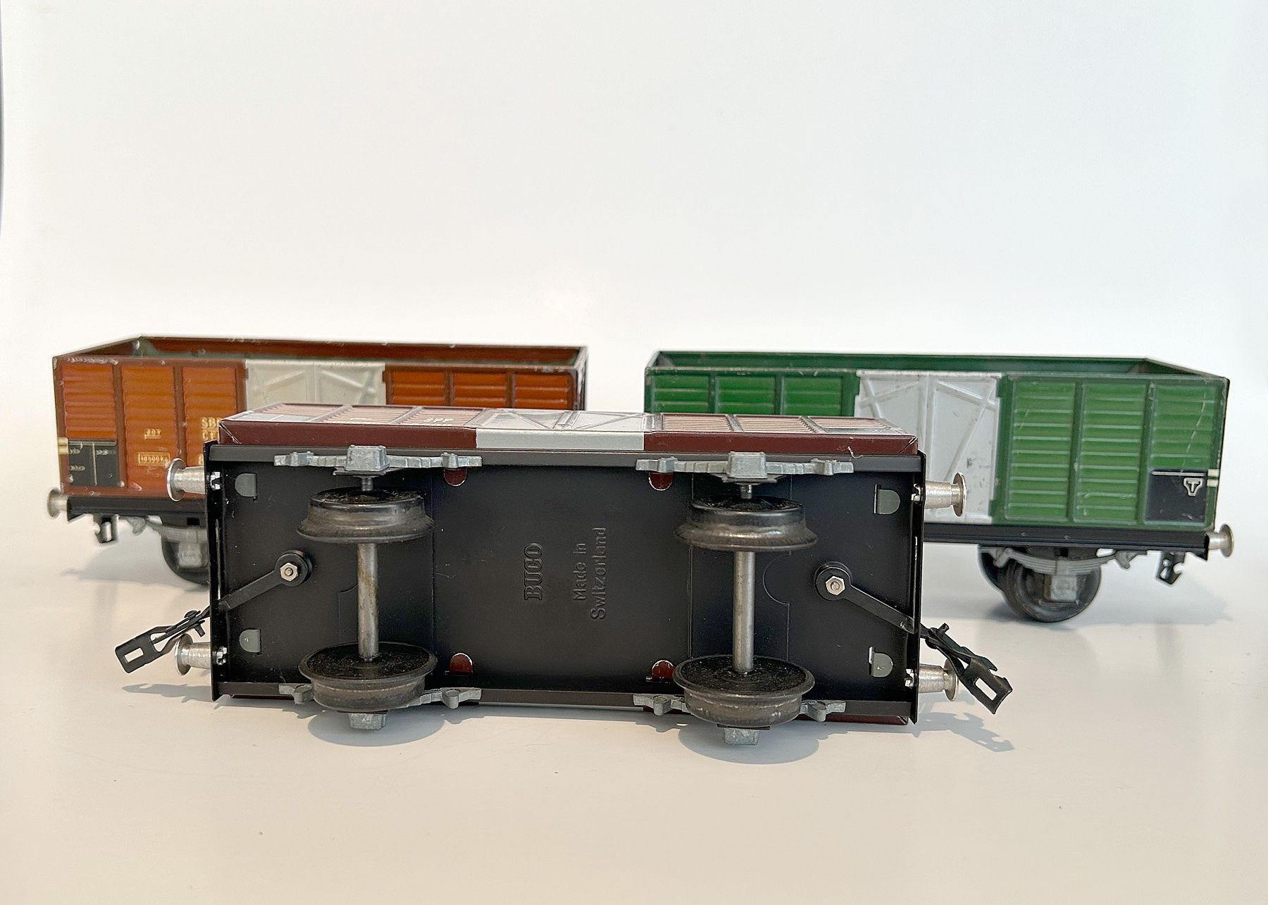 Buco Modellini di ferrovie: BUCO Hochbordwagen Spur 0 – Usato da Uster venduto da karlmarx 4