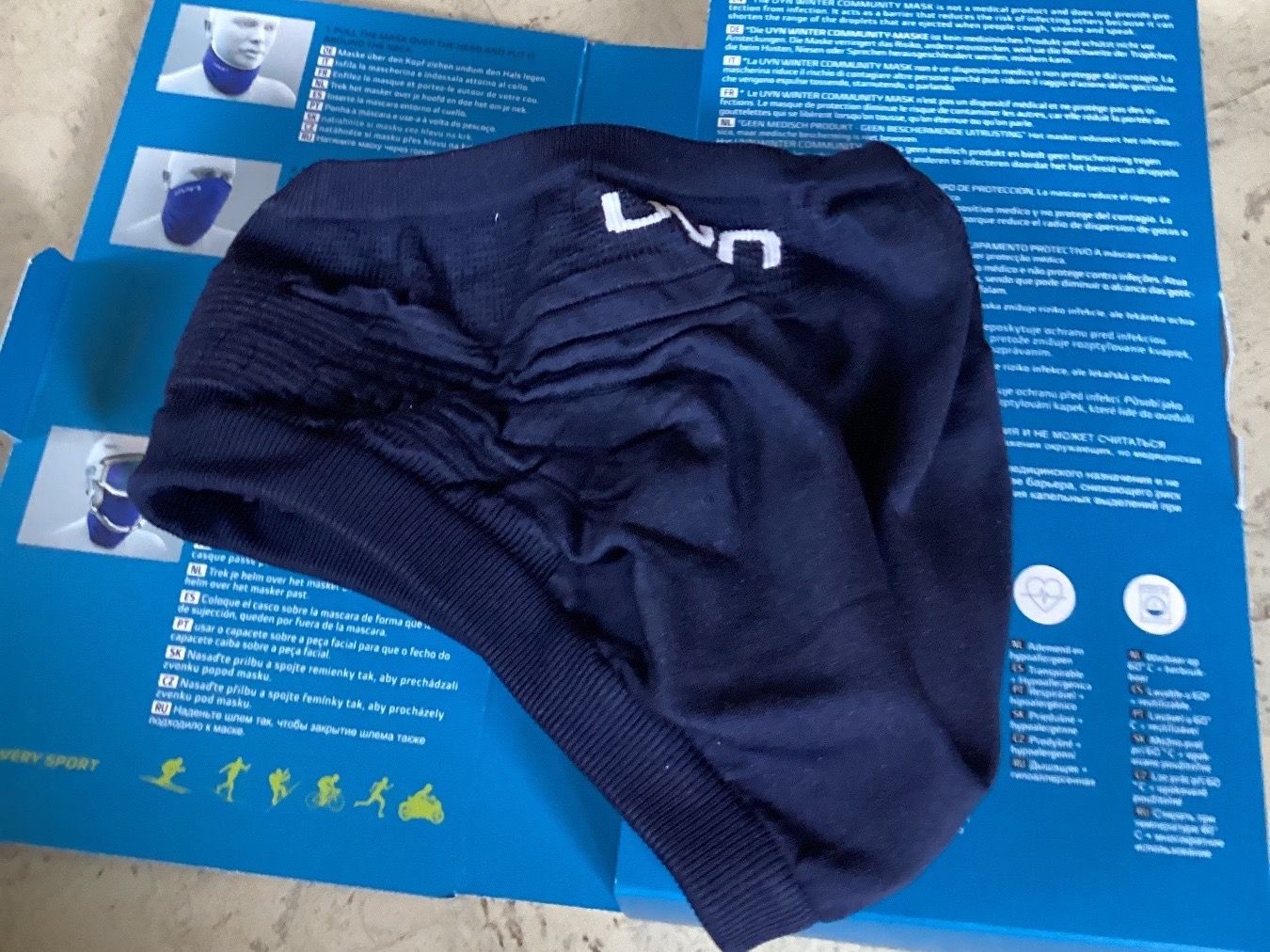 Protezione per viso e udito: Community Maske Winter, UYN, neu – Nuovo e nell'imballaggio originale da Wassen UR venduto da SABDOM 3