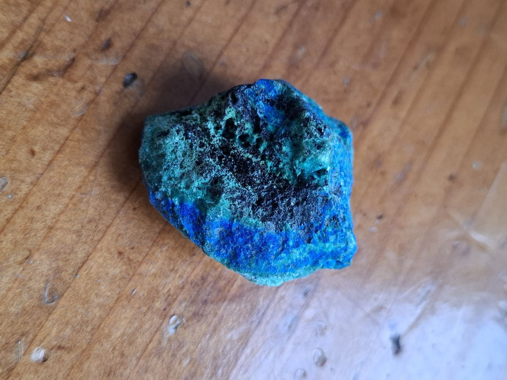 Pietre preziose: Azurit-Chrysokoll Rohstein – Usato da Aeugstertal venduto da firefly33 1