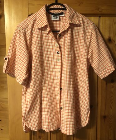 BLUSE, von Isar Trachten, Gr.38, orange