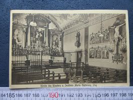 ZUG 1924 KIRCHE KLOSTER U.INSTITUT MARIA OPFERUNG AK ZG BUG