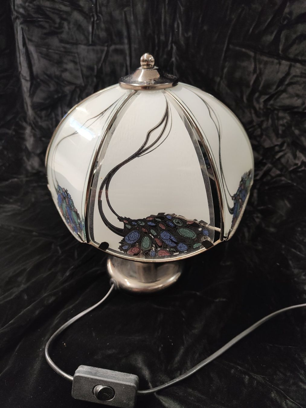 Lampade: Dekorative Tischlampe, Vintage-Stil – Usato da Bauma venduto da SwissMilitaria 1