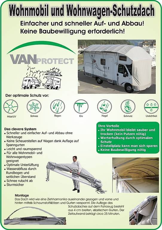 Veicoli da campeggio: Wohnmobil Abdeckung VanProtect – Usato da Alpnach Dorf venduto da CPe6055 4
