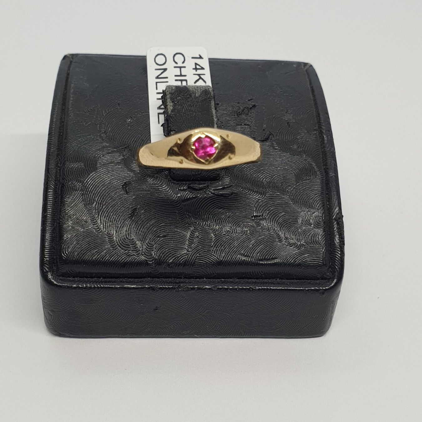 Anelli: Echt 14K Gold Ring – Usato da Luzern venduto da Goldhaus-Luzern