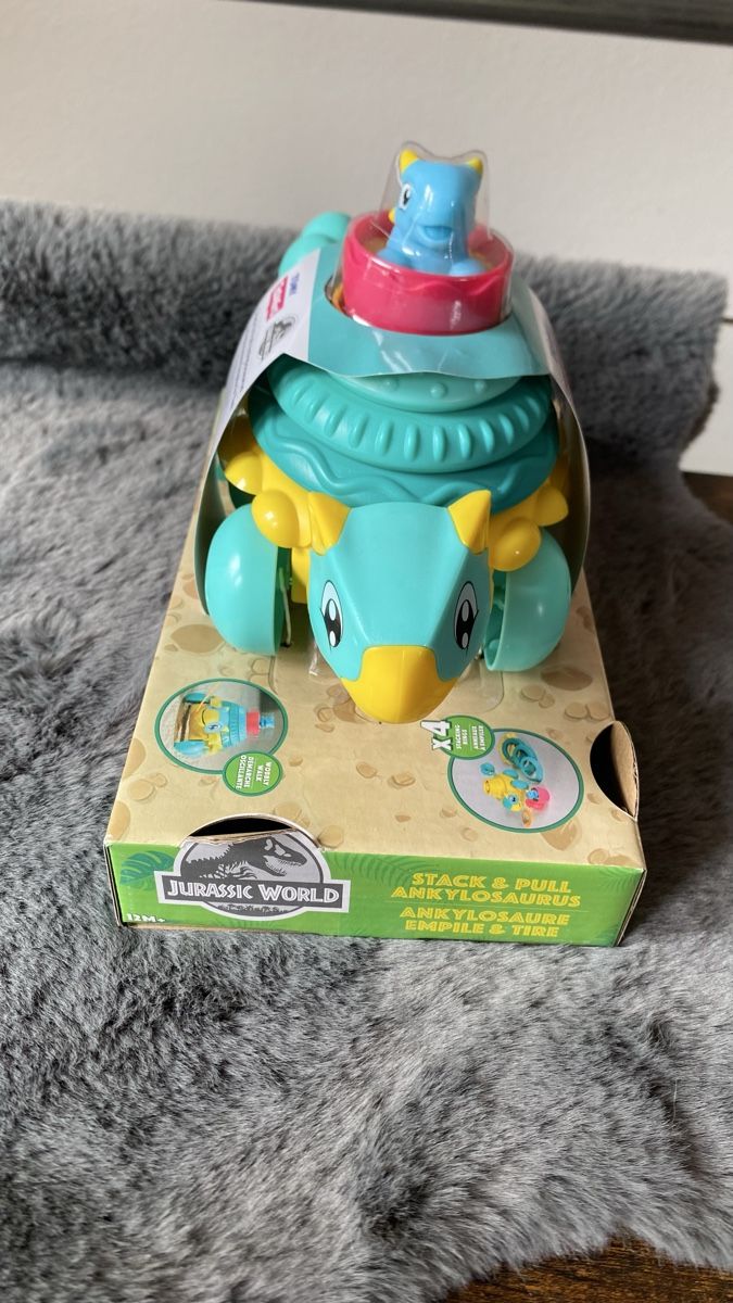Tomy Giocattoli: Tomy Toomies Stack & Pull Ankylosaurus Jurassic World Spiel – Nuovo e nell'imballaggio originale da Hochwald venduto da _biene_ 1