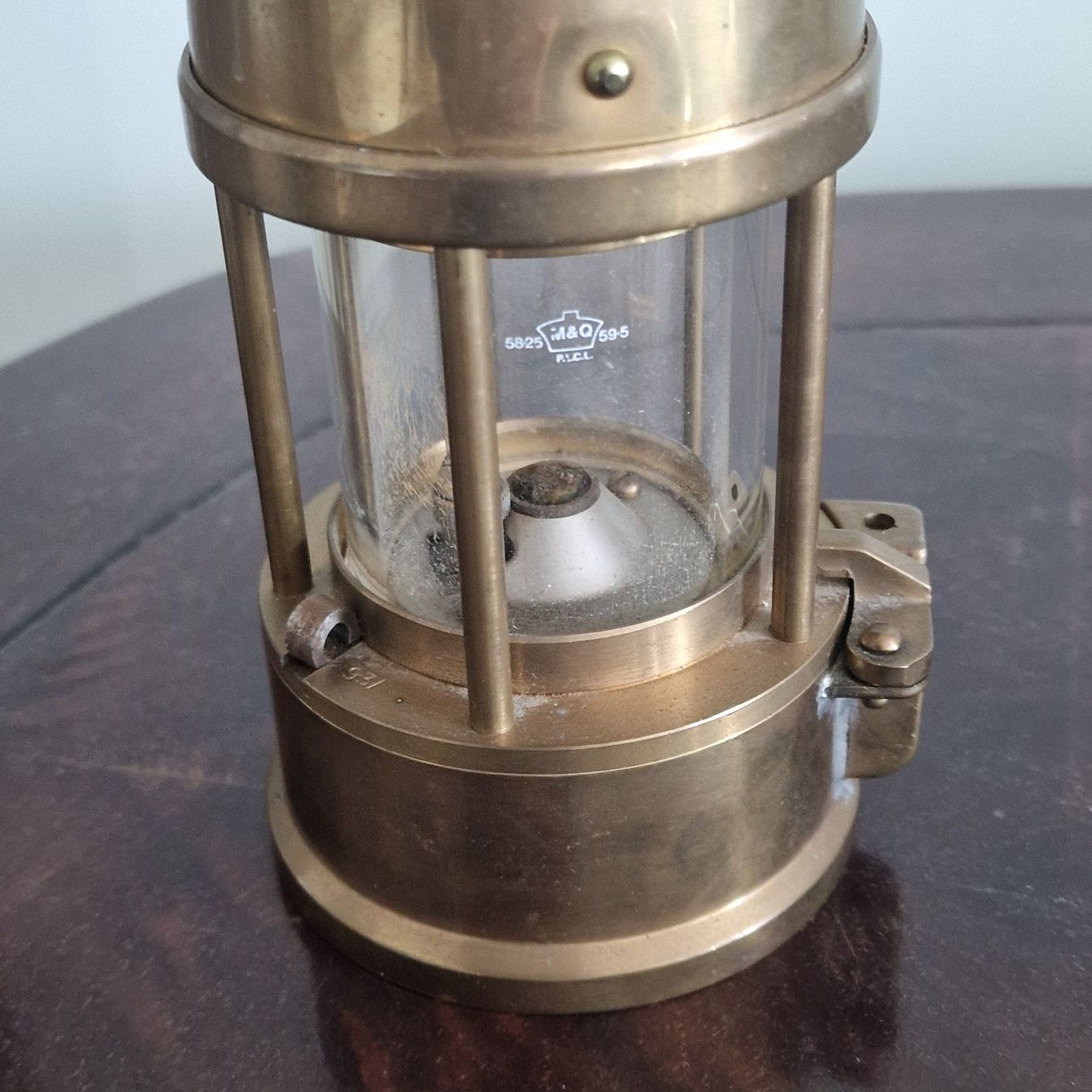 Lampade: Eccles Miners Antike Messing-Sicherheitslampe – Usato da Birr venduto da sen_sy55 5