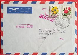 B143) Flugpostbriefe mit spetziellen Stempel, Inhalt