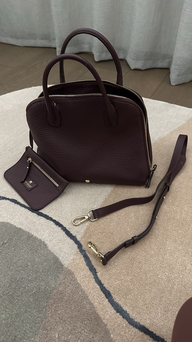 Navyboot Borse da donna: Navyboot burgundy Shopper Handtasche Leder – Usato da Winkel venduto da linhlinh 4